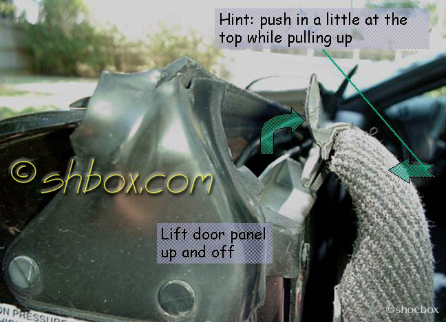 top of door panel
